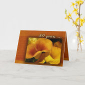 80 jaar en tellen kaart (Gele Bloem)