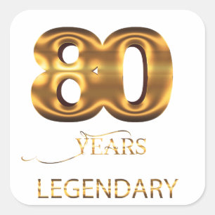 80 jaar legendarische sticker