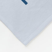 80 jaar met 80e verjaardag aangepaste foto fleece deken (Hoek)