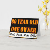 80 jaar oud, één eigenaar - heeft onderdelen nodig kaart (Gele Bloem)