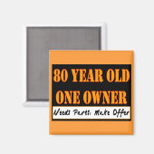 80 jaar oud, één eigenaar - heeft onderdelen nodig magneet (Voorkant / Achterkant)