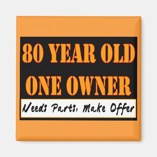 80 jaar oud, één eigenaar - heeft onderdelen nodig magneet (Voorkant)