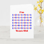 80 jaar oud! kaart (Gele Bloem)