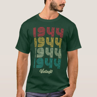 80 Jaar oud Vintage 1944 Limited Edition 80ste leu T-shirt