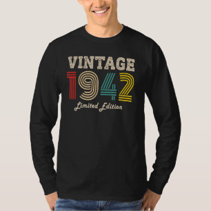 80 jaar oude 1942 80e verjaardag t-shirt