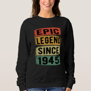 80 jaar oude Bday 1945 Epic Legend 80ste verjaarda Trui
