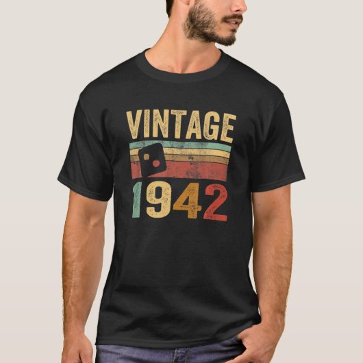 80 jaar oude cadeautjes  1942 Limited Edition 80T T-shirt (Voorkant)
