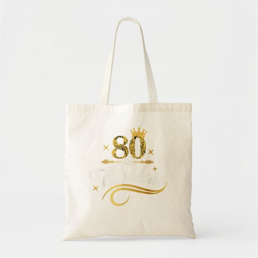 80 jaar oude cadeautjes 80 en 80 jaar oude schenki tote bag (Voorkant)