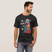 80 jaar oude Fa Rawr Ik ben 80 Dinosaur 80ste verj T-shirt (Voorkant volledig)