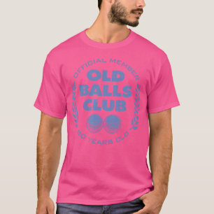 80 jaar oude golfer golfbaan 80ste verjaardag oud t-shirt