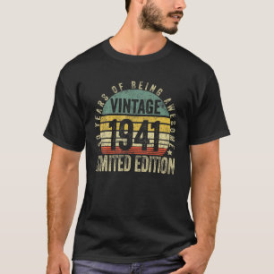 80 jaar oude ledennaire retro Geweldige geboorte T-shirt