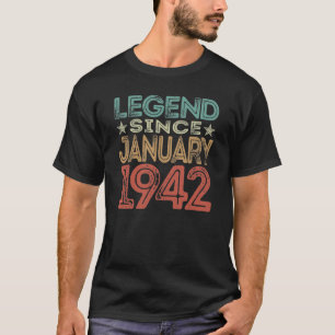 80 jaar oude legering sinds januari 1942 - 80 dage t-shirt