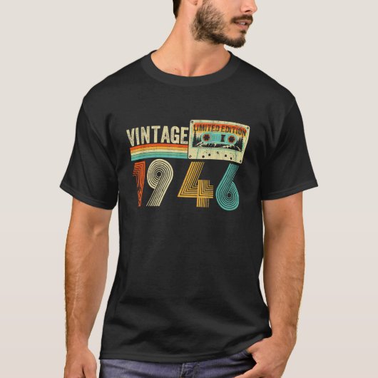 80 jaar oude retro Cadeau verjaardagsklassieker Fu T-shirt (Voorkant)