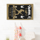 80 jaar oude rockers spandoek (Insitu)