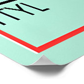 80 jaar oude sms-code grappige verjaardagssenioren poster (Hoek)