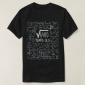 80 jaar oude Wiskunde Verjaardag 80e Verjaardag Pl T-shirt (Design voorkant)