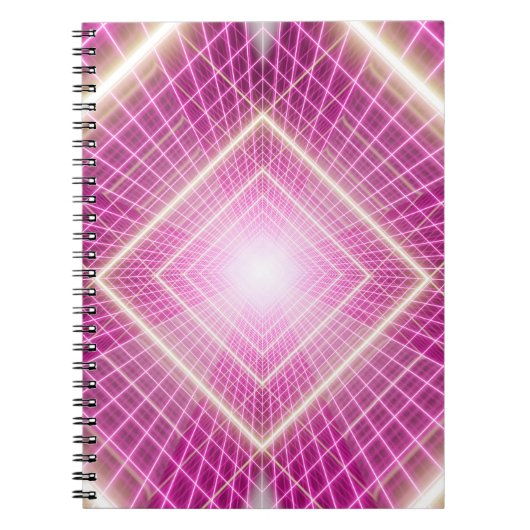 80 jaar retro en Sci Fi pop art scene. Notitieboek (Voorkant)