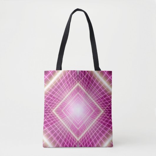 80 jaar retro en Sci Fi pop art scene. Tote Bag (Voorkant)