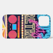 80 jaar, retro muziekfeest. Oude poster. Disco fl Case-Mate iPhone Case (Achterkant (horizontaal))