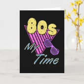 80-jaren '80: Nostalgie met wierretro Kaart (Gele Bloem)