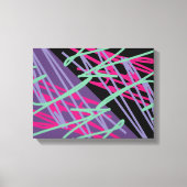 80-jaren  kleuren splash medley art canvas afdruk (Voorkant)