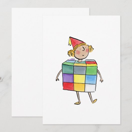 80-jarig jubileum kaart (Voorkant / Achterkant)