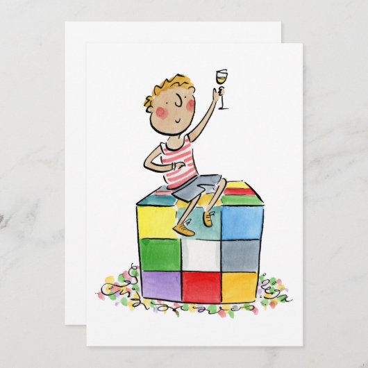 80-jarig jubileum kaart (Voorkant / Achterkant)