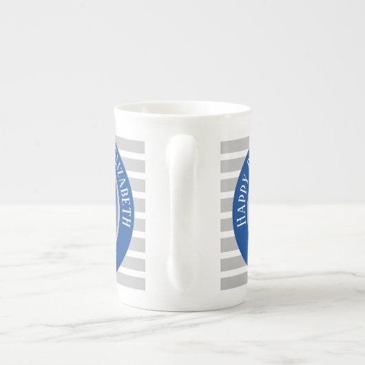 80-jarig jubileum porselein kop (Achterkant)