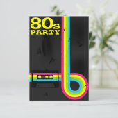 80-jarige partij kaart (Staand voorkant)