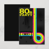 80-jarige partij kaart (Voorkant / Achterkant)