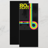 80-jarige partij kaart (Voorkant / Achterkant)