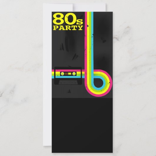 80-jarige partij kaart (Voorkant)