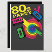 80-jarige partij kaart (Voorkant / Achterkant)