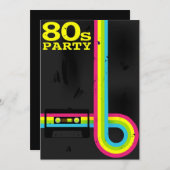 80-jarige partij kaart (Voorkant / Achterkant)