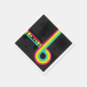 80-jarige partij servet (Hoek)