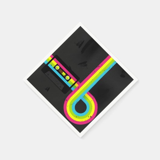 80-jarige partij servet (Hoek)