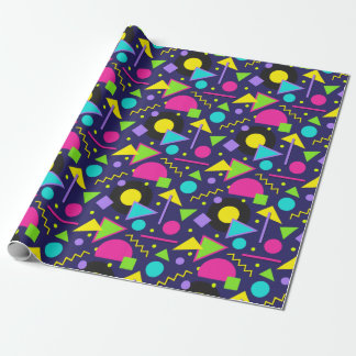 80-jarige school koele multi-kleurenpatroon cadeaupapier