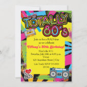 80-jarige uitnodiging tot terugzending van de '80- (Voorkant)