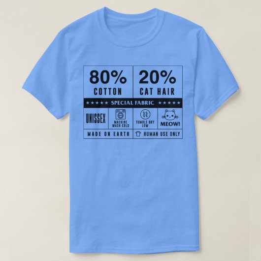 80 katoen 20 kattenhaar van Tobe Fonseca T-shirt (Design voorkant)