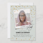 80 Leuke Moderne Foto 80e Verjaardag Kaart (Voorkant)