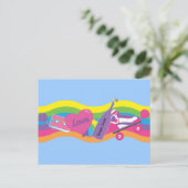 80-lijn briefkaart (Staand voorkant)