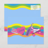 80-lijn briefkaart (Voorkant / Achterkant)