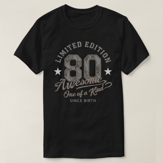 80 Limited Edition One of a Kind Shirt (Design voorkant)