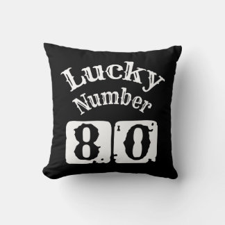 80 - Lucky Number 80 Luck Kussen