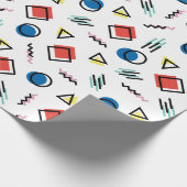 80 Memphis Abstracte stijl Cadeaupapier (Hoek)