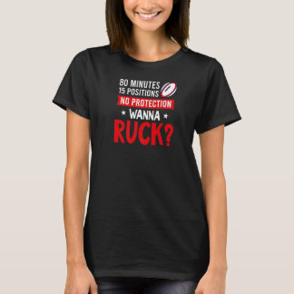 80 minuten 15 posities rugby t-shirt