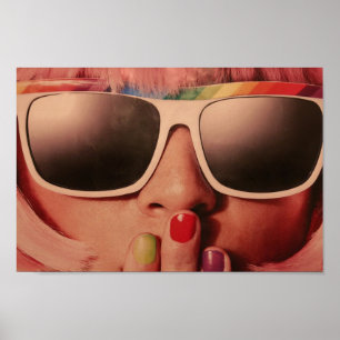 80 mode meisje poster