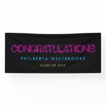 80 neonverlichting Graduation party Gefeliciteerd