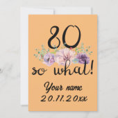 80 Nou En Dan 80ste Verjaardag Grappig Kaart (Voorkant)