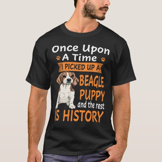 80 One Upon A Time - Beagle Puppy T-shirt (Voorkant)